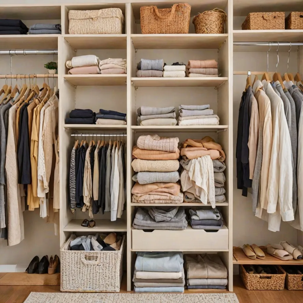 Jak zorganizować przestrzeń w szafie na ubrania?